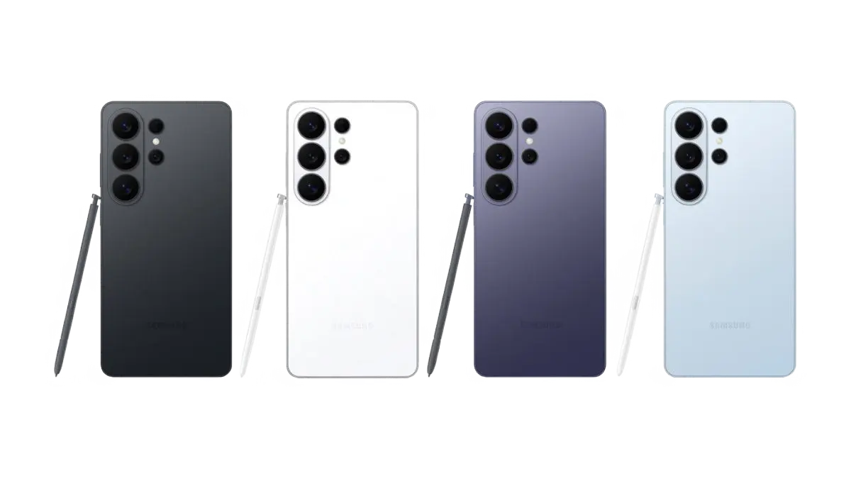 تسريب صور رسمية لـ Galaxy S26 Ultra بأربعة ألوان