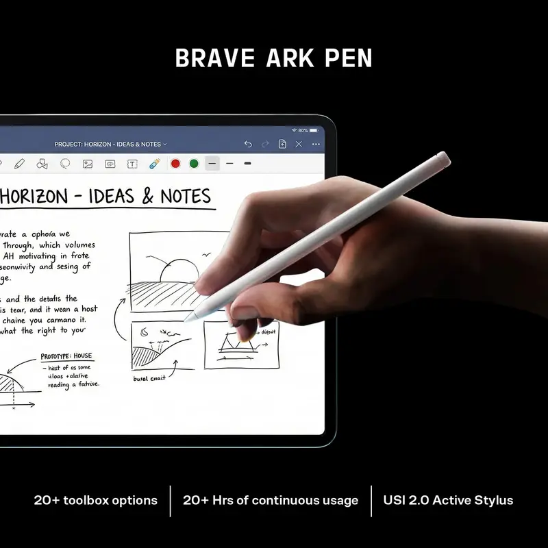 إطلاق تابلت Brave Ark بشاشة 12.95 بوصة وبطارية 14,550mAh