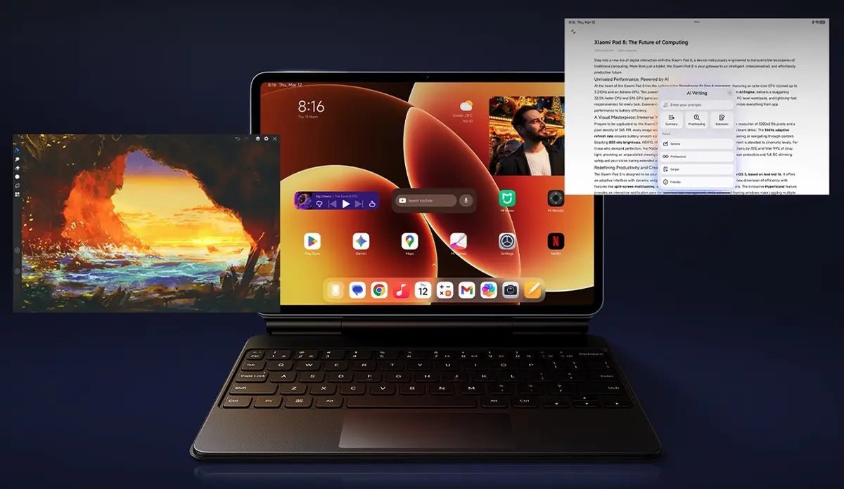إطلاق Xiaomi Pad 8 عالمياً في 28 فبراير