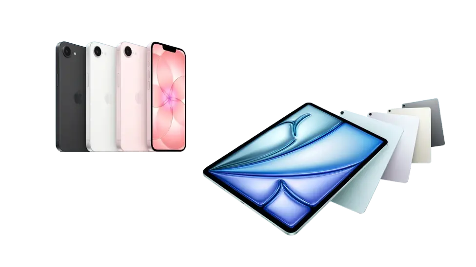 آيفون 17e وآيباد إير M4 متاحان الآن للشراء